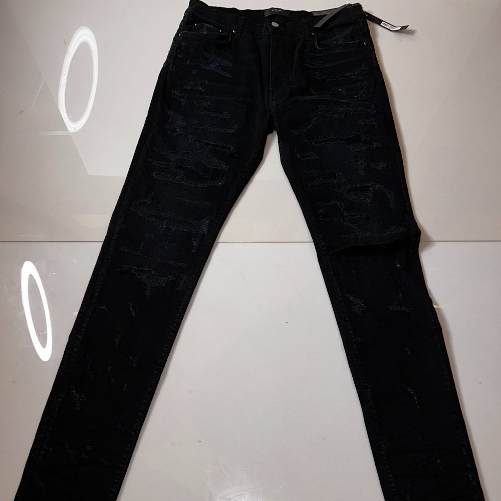 AMIRI MENS SKINNY JEANS BRUISED SIZE 36 BRAND NEW NEVER WORN